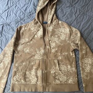 Classic Elements Tan Floral Women's Jacket